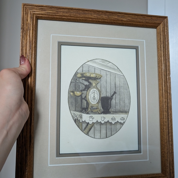 Vintage Inspired Original Art Professionally Framed Set Of 3 - Picture 5 of 11